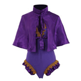 Halloweez Circus Showman Costume - Women's Greatest Showman Inspired Zendaya Bodysuit Cape Suit - Halloweez